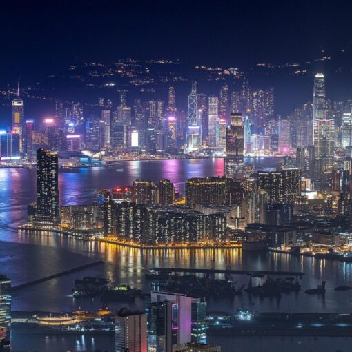 skyscrapers, buildings, harbor, skyline, night view, night, city, victoria harbour, hong kong, cityscape, travel, city, city, hong kong, hong kong, hong kong, hong kong, hong kong