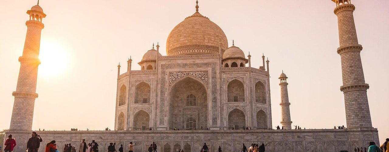 india, taj-mahal, agra, grave, temple, tomb, travel, landmark, marble, religion, islam, asia, nature, sunset, people
