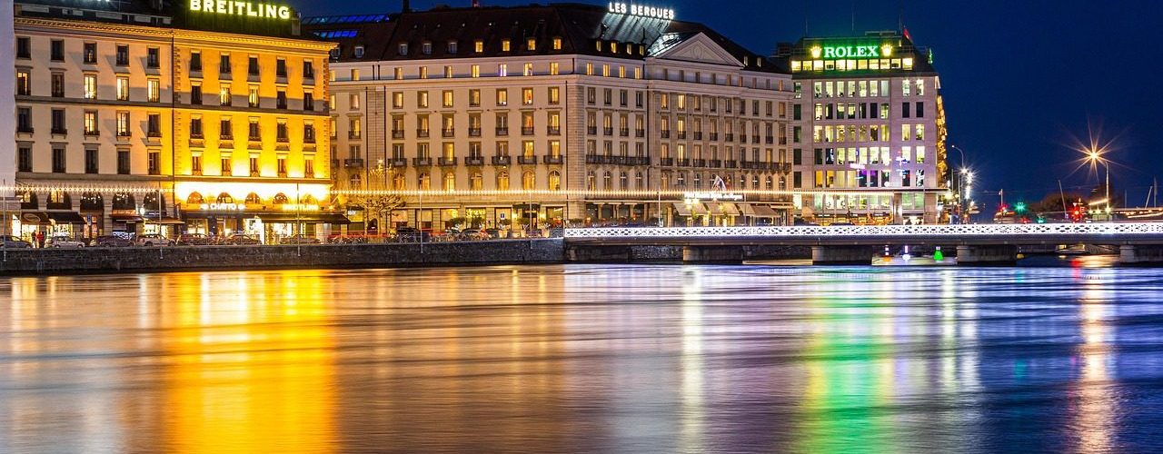 lake, geneva, nature, switzerland, landscape, leman, night