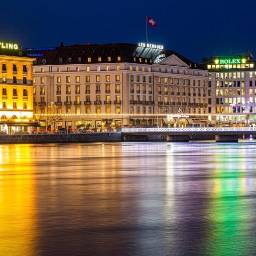 lake, geneva, nature, switzerland, landscape, leman, night